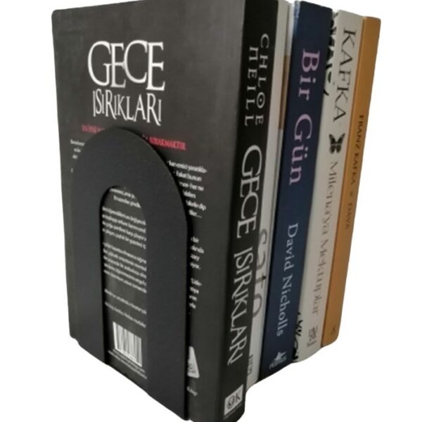 Risingmaber Dekoratif Klasik Metal Kitap Tutucu (Kitap Ayracı Hediyeli) MK4S