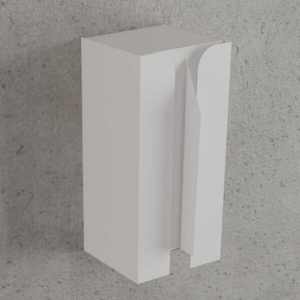 Risingmaber Metal Beyaz Güçlü Yapışkanlı Organizer Peçetelik,Dispenser Mutfak Banyo Peçetelik MT107B